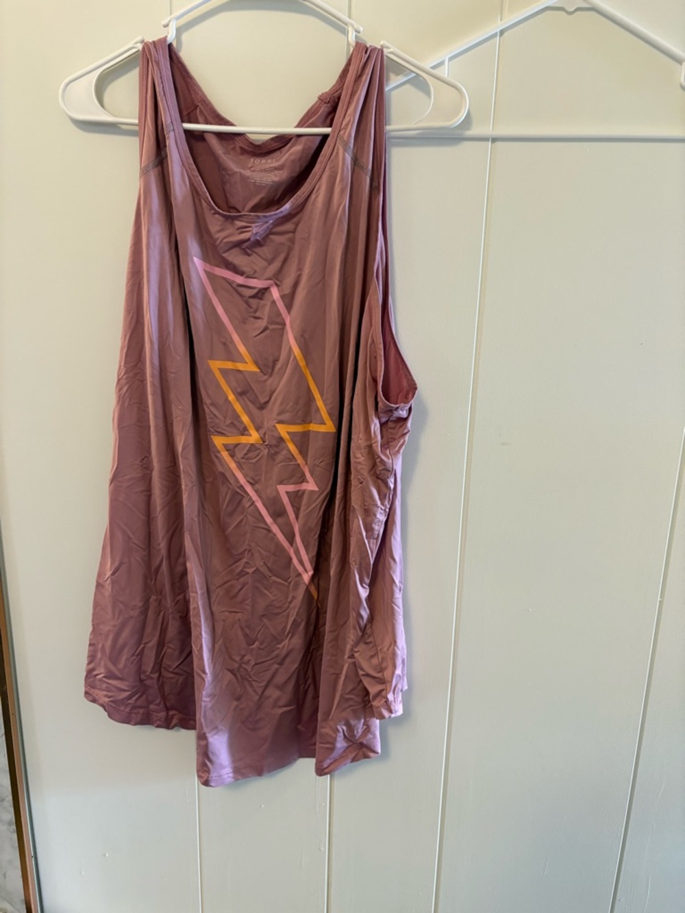 torrid Mauve Active Tank Top with Subtle Logo